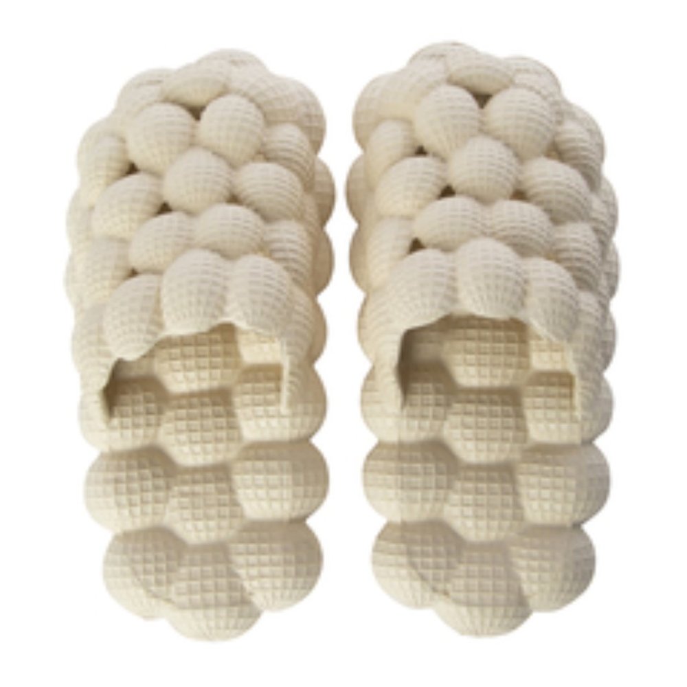 Beige bubble Slides - Picture 1 of 3